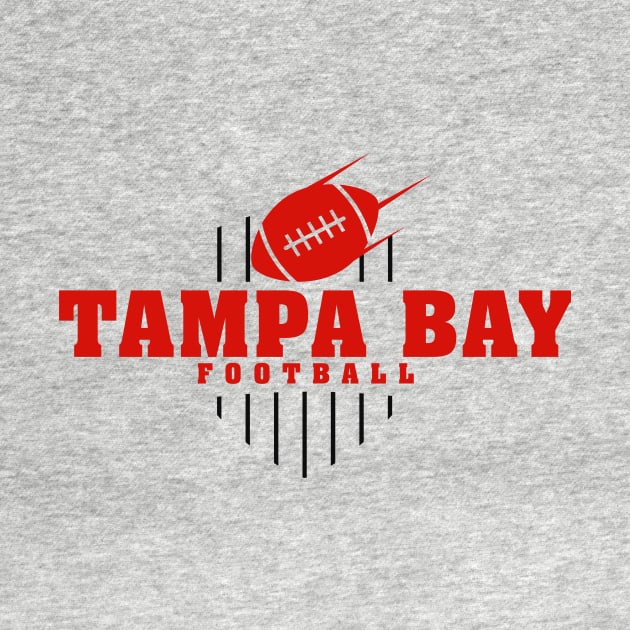 Tampa Bay Football Team Color by Toogoo